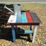 recycled pallet patio table