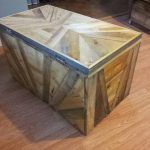 handmade pallet storage chest