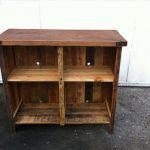 recycled pallet entertainment unit