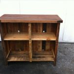 recycled pallet entertainment unit