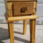 recycled pallet nightstand and sofa table