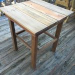 recycled pallet end table and side table