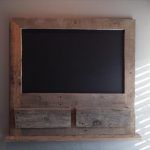 recycled pallet wood message board