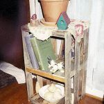 handmade pallet crate shelf and box