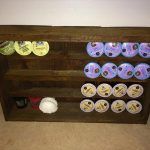 recycled pallet k-cup holder