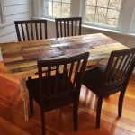 recycled pallet dining table