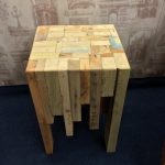 upcycled pallet coffee table and side table