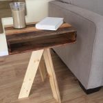 recycled pallet side table