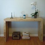 upcycled pallet console table