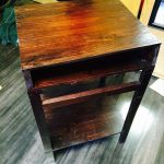 rustic yet sturdy pallet desk and side table