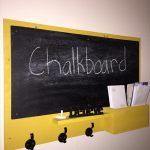 recycled pallet chalkboard