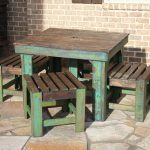 reclaimed pallet rustic breakfast table