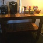 repurposed pallet multipurpose table