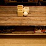 handmade pallet coffee table with storage