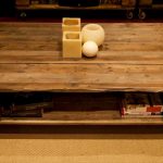 handmade pallet coffee table with storage