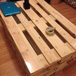 diy whole pallet coffee table with glass top