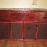 reclaimed pallet kitchen storage cabinet and dining room hutch