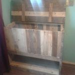 recycled pallet storage unit