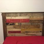 handcrafted pallet accent mantle headboard