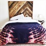 recycled pallet king size chevron headboard