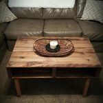 recycled pallet wooden coffee table