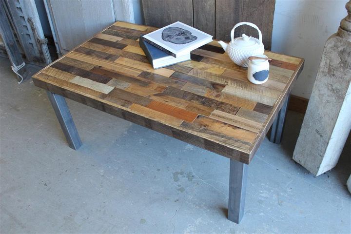 Diy Pallet Reclaimed Coffee Table Furniture Plans - Diy Pallet Wood Table Top Ideas