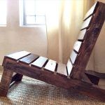 wooden pallet bohemian vintage chair