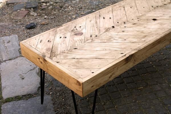 Reclaimed pallet coffee table