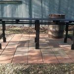 handmade wooden pallet patio table