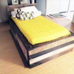 Repurposed pallet twin bed