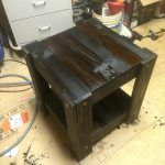wooden pallet end table