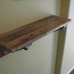 wooden pallet rustic decorative shelf