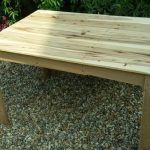 upcycled pallet garden table