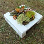 repurposed pallet garden vase or planter