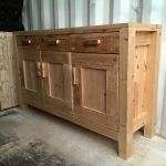 Recycled pallet cabinet unit
