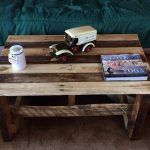 upcycled pallet wooden coffee table