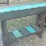 rustic yet modern pallet console