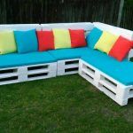 Regained pallet sectional sofa