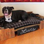 recycled pallet dog bed