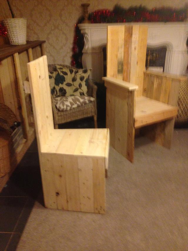 Pallet Kitchen Chair / Dining Chair | Pallet Furniture Plans