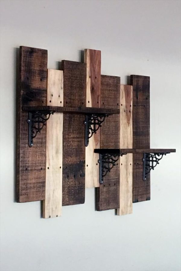 DIY Upcycled Pallet Shelf Idea | Pallet Furniture Plans